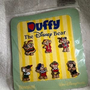 Duffy the Disney Bear Epcot Pin Set